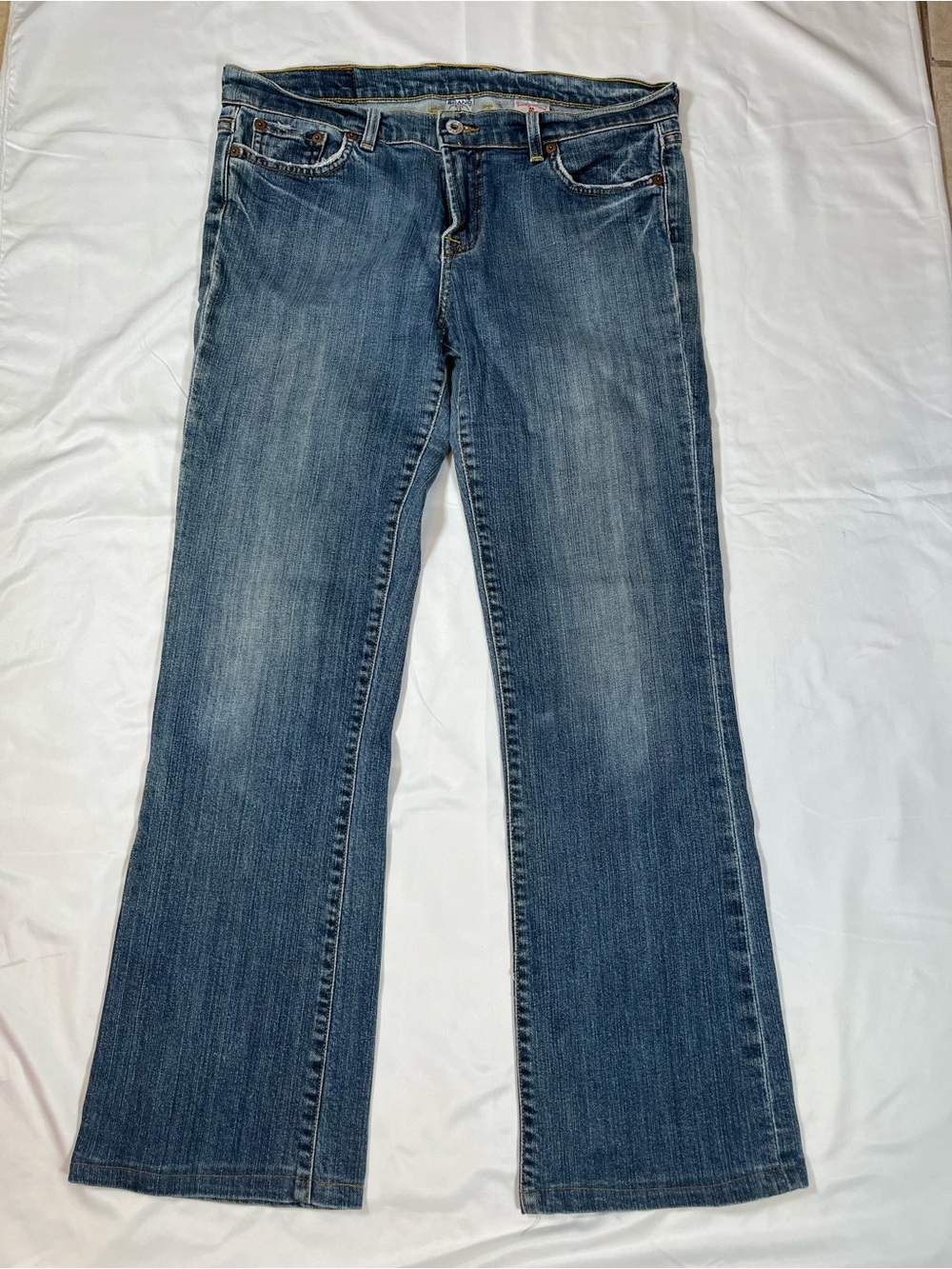 Y2K Lucky Brand Jeans Bootcut Flare Size 14 Low Rise Made In USA